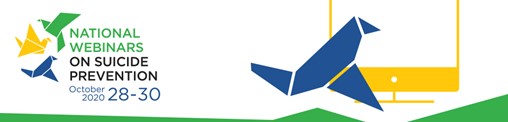 logo of the National Webinars on Suicide Prevention